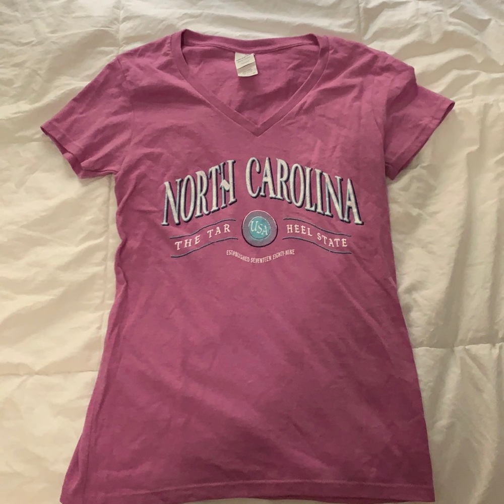 North Carolina purple t shirt